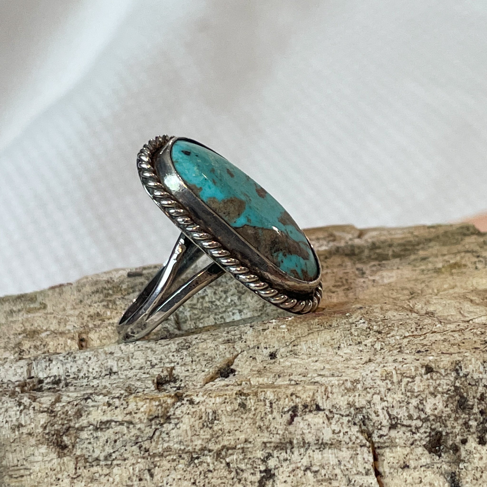 Vintage Native American Turquoise Ring Sterling Silver Navajo Jewelry –  Jewelryauthority